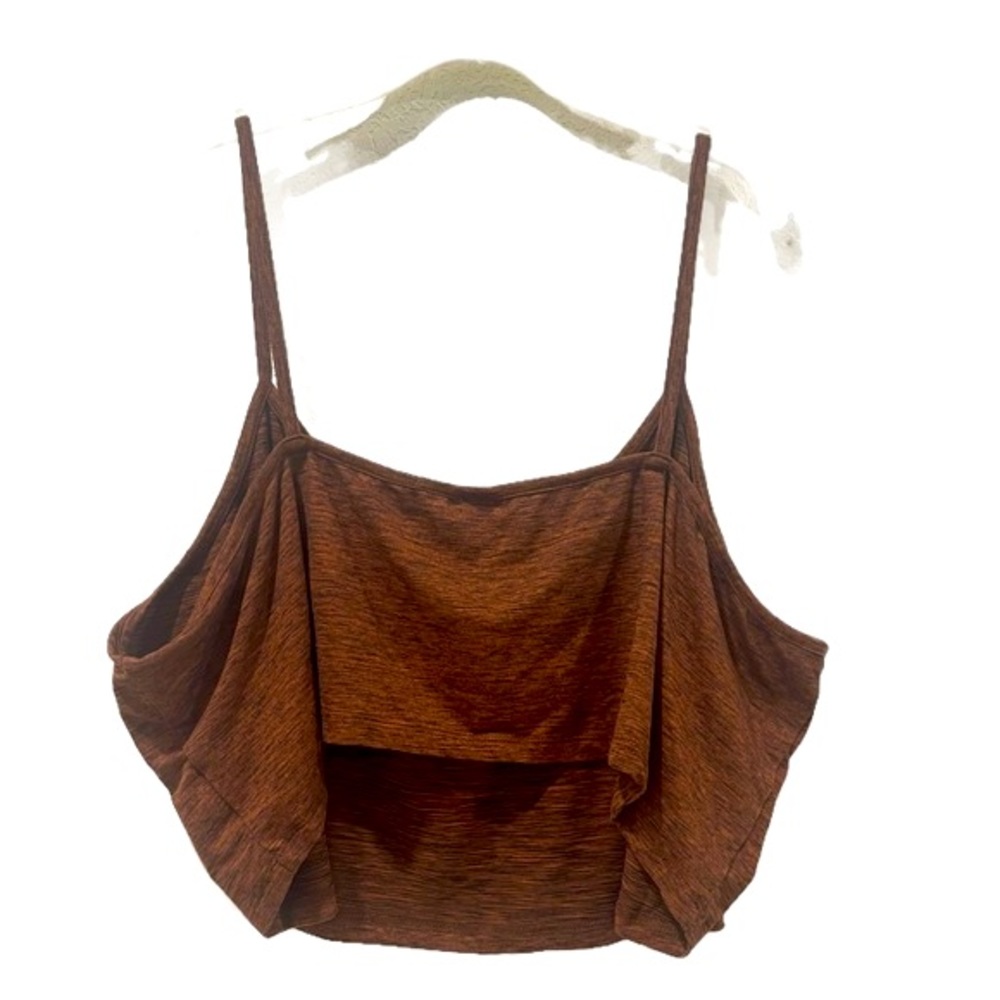 Wild Fable Cropped Copper Heathered Camisole Tank | Sz 3x - Picture 2 of 4